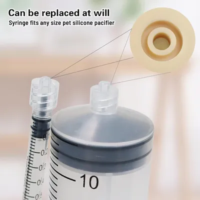 PetTribes Seringue Nourriture Bébés Animaux - Mesure Précise