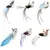 PetTribes Jouets à plumes naturelles pour chat - 6 pièces avec cloches PetTribes Jouets à plumes naturelles pour chat - 6 pièces avec cloches