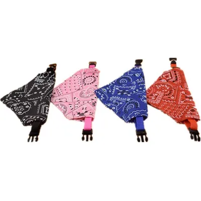 PetTribes Lot de 4 foulards pour chien