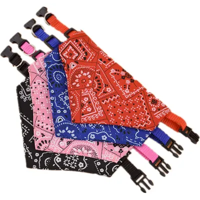 PetTribes Lot de 4 foulards pour chien