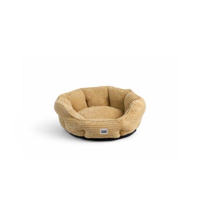 Mon Ami Luki - Panier rond antidérapant velours côtelé Sable