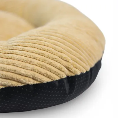 Mon Ami Luki - Coussin ovale antidérapant en velours côtelé