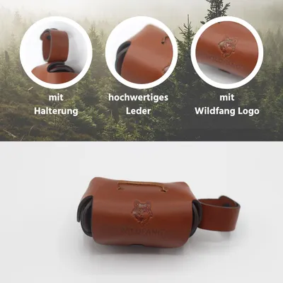 Wildfang Kotbeutel Spender aus Leder Wildfang Kotbeutel Spender aus Leder
