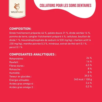 Wildfang® Collations fonctionnelles – pour les soins dentaires