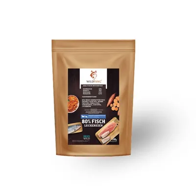 Wildfang Snacks mit 80% Fisch - getreidefrei