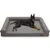 BINGOPAW Panier pour Chien Coussin en Cuir Tapis Matelas Gris BINGOPAW Panier pour Chien Coussin en Cuir Tapis Matelas Gris