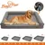 BINGOPAW Panier pour Chien Coussin en Cuir Tapis Matelas Gris BINGOPAW Panier pour Chien Coussin en Cuir Tapis Matelas Gris