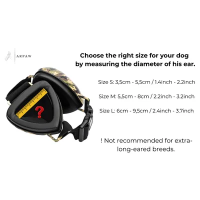ARpaw Casque Anti-Bruit Apaisant pour Chien