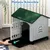 Giantex Niche pour Chien Exterieur en PP, Cabane Chien Exterieur Interieur