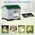 Giantex Niche pour Chien Exterieur en PP, Cabane Chien Exterieur Interieur