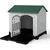 Giantex Niche pour Chien Exterieur en PP, Cabane Chien Exterieur Interieur