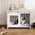 Giantex Cage pour Chien en Bois,Interieur avec Large Plateau