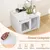 Giantex Cage pour Chien en Bois,Interieur avec Large Plateau