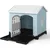 Giantex Niche pour Chien Exterieur en PP, Cabane Chien Exterieur Interieur