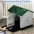 Giantex Hundehütte Für Draußen Aus PP, Hundehütte Für Draußen Und Drinnen
