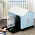 Giantex Niche pour Chien Exterieur en PP, Cabane Chien Exterieur Interieur