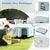 Giantex Niche pour Chien Exterieur en PP, Cabane Chien Exterieur Interieur