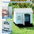 Giantex Niche pour Chien Exterieur en PP, Cabane Chien Exterieur Interieur