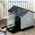 Giantex Niche pour Chien Exterieur en PP, Cabane Chien Exterieur Interieur