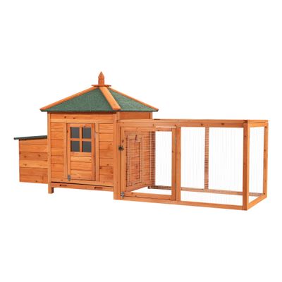 Wiltec Clapier – 1950 x 635 x 1200 mm – 1 étage – 3 portes – Toit bitumé –