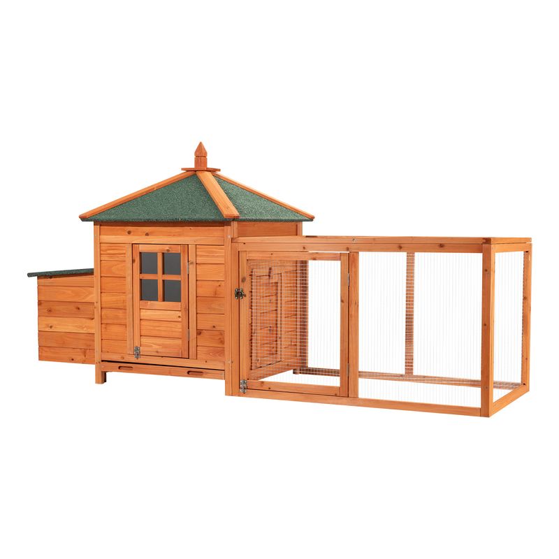 Wiltec Clapier – 1950 x 635 x 1200 mm – 1 étage – 3 portes – Toit bitumé –