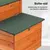 Wiltec Clapier – 1950 x 635 x 1200 mm – 1 étage – 3 portes – Toit bitumé –