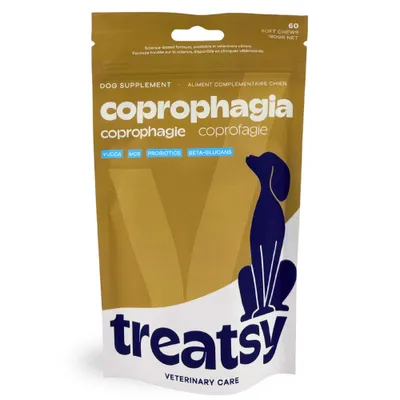 Complément contre l’ingestion de selles (coprophagie) pour chiens