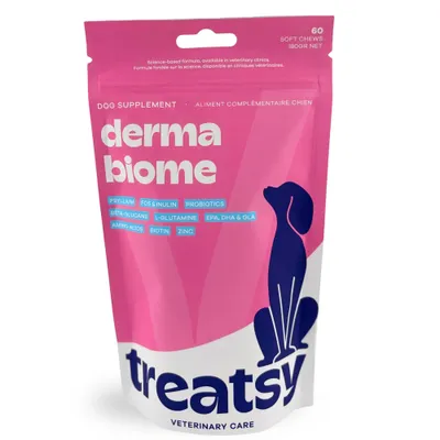Treatsy - Complément Dermabiome allergies, démangeaisons & immunité-Chien