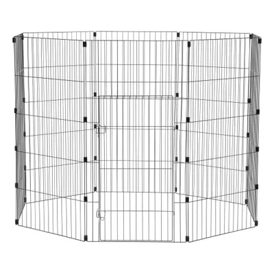 Iris Ohyama, Parc à chiot d'extérieur, Noir, WPC-48 Iris Ohyama, Parc à chiot d'extérieur, Noir, WPC-48