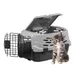 Iris Ohyama, Caisse de Transport pour Chat, Voiture, Gris, UPC-490