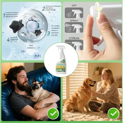 Pawffee Solution anti-odeur urine 500ml pour chiens, chats et animaux