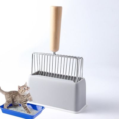 Pawffee Pelle nettoyage litière chat ABS durable - Facile d’entretien