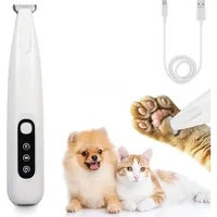 Pawffee Tondeuse LED sans fil pour zones sensibles du chien et chat