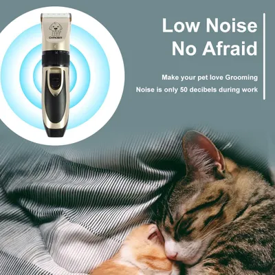 Pawffee Tondeuse sans fil USB 5 vitesses pour animaux - Faible bruit