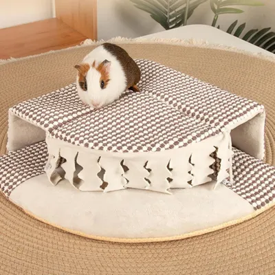 Pawffee Lit de hérisson en coin pour petit animal Pawffee Lit de hérisson en coin pour petit animal