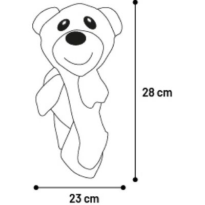 Peluche ours pour chien