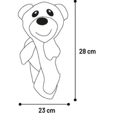 Peluche ours pour chien