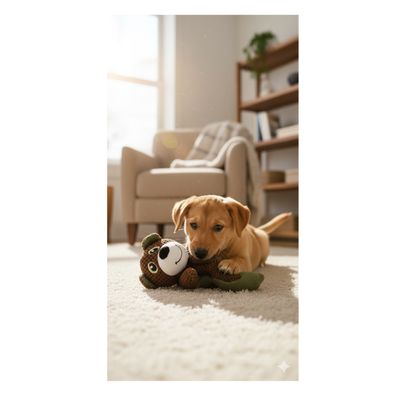 Peluche ours pour chien