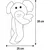 Peluche éléphant pour chien