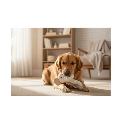 Peluche éléphant pour chien