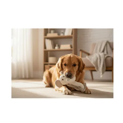 Peluche éléphant pour chien