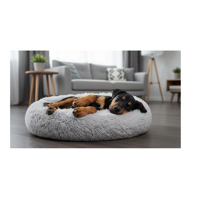 Panier rond ultra doux Krem