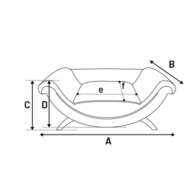 Canape pour chien ou chat Sofa Dingo