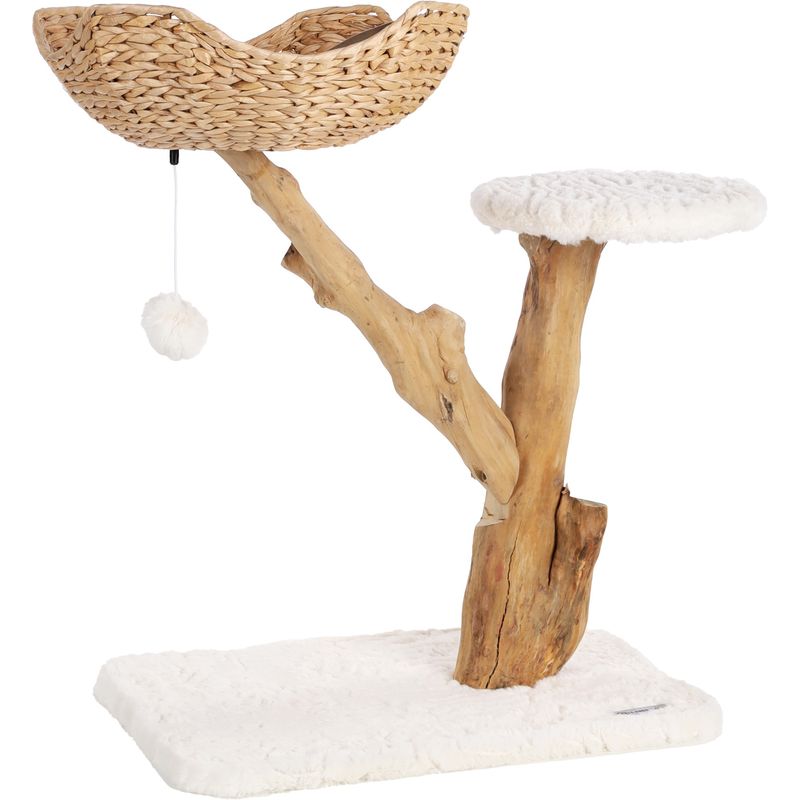 Arbre à griffer design avec panier