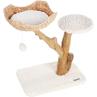 Arbre a griffer design avec panier