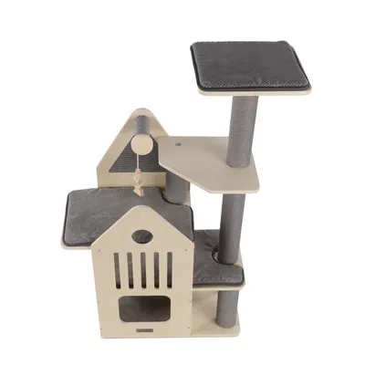 Arbre a chat maisonnette et plateforme Arbre a chat maisonnette et plateforme