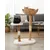 Arbre à chat design avec corde et panier