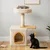 Giantex Katzenbaum Im Plüsch-Design Mit 3 Ebenen, Kratzbaum Für Katzen Giantex Katzenbaum Im Plüsch-Design Mit 3 Ebenen, Kratzbaum Für Katzen