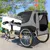 GIANTEX Fahrrad-Haustieranhänger Mit 3 Eingängen Und Reflektoren GIANTEX Fahrrad-Haustieranhänger Mit 3 Eingängen Und Reflektoren