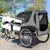 GIANTEX Remorque de Vélo pour Chien avec Drapeau, Réflecteurs à Roues GIANTEX Remorque de Vélo pour Chien avec Drapeau, Réflecteurs à Roues